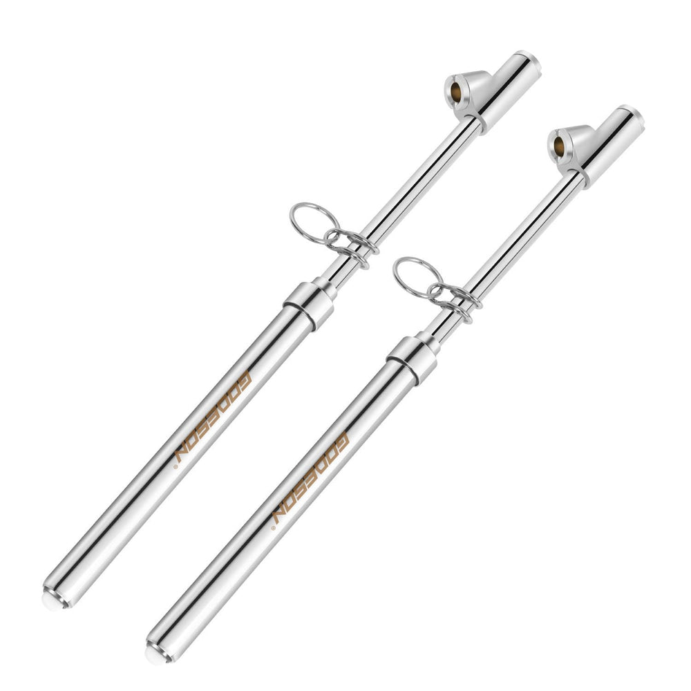 GODESON tire pressure gauge with inner chuck for hard-to-reach valves