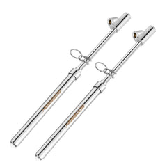 GODESON tire pressure gauge with inner chuck for hard-to-reach valves