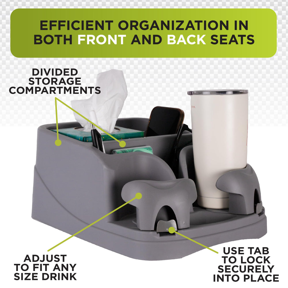 GoGear SC-CHA charcoal cupholders providing stable drinks on the road