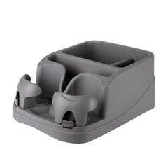 GoGear SC-CHA console in charcoal front view showing neat in-car organization