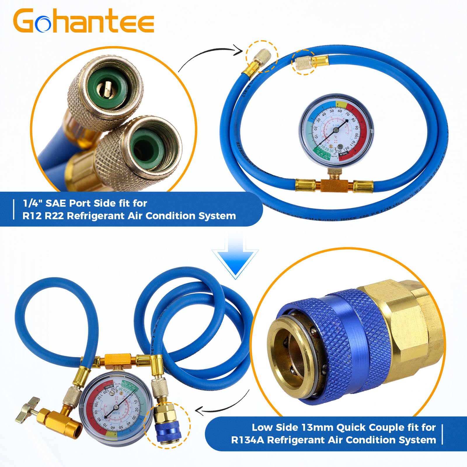 Gohantee copper and rubber construction delivers durability in use.