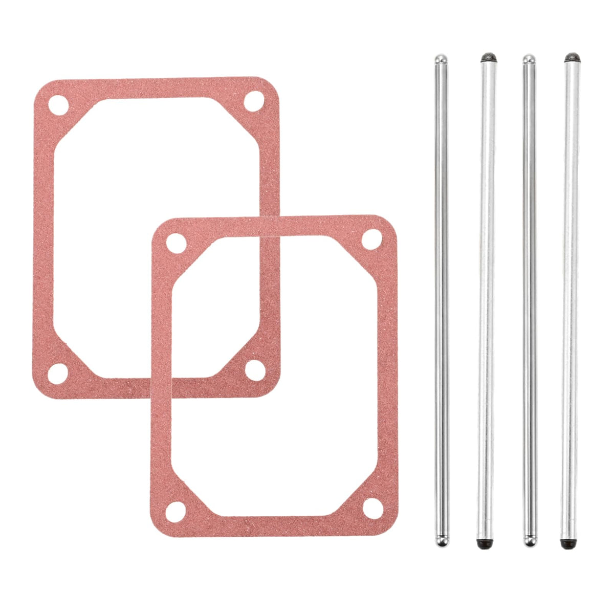 Gohantee push rod set front view on Briggs Stratton engine for direct replacement