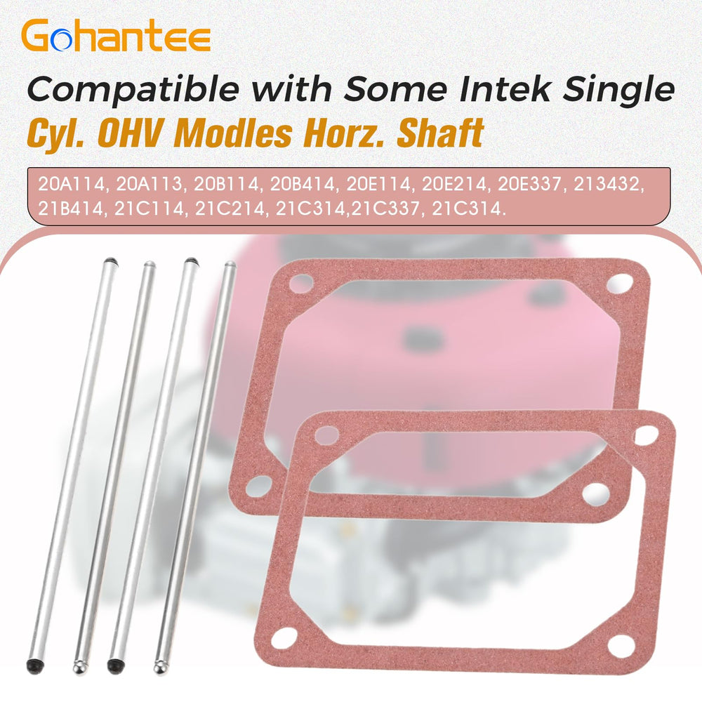 Gohantee push rods components laid out for easy inspection and prep