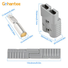 Gohantee battery connector with wide compatibility for cars, ATVs, RVs.