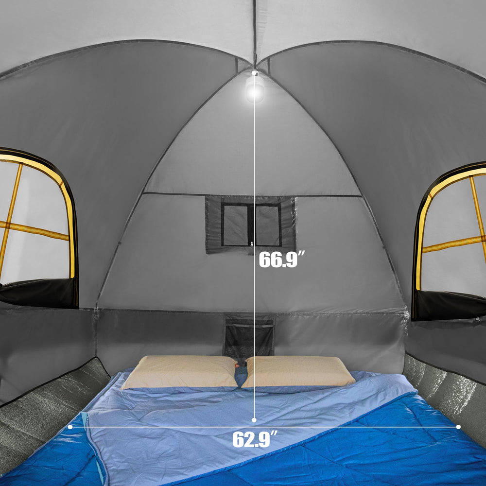 GoHimal double-layer design with large entrance and two windows for ventilation