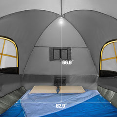 GoHimal double-layer design with large entrance and two windows for ventilation