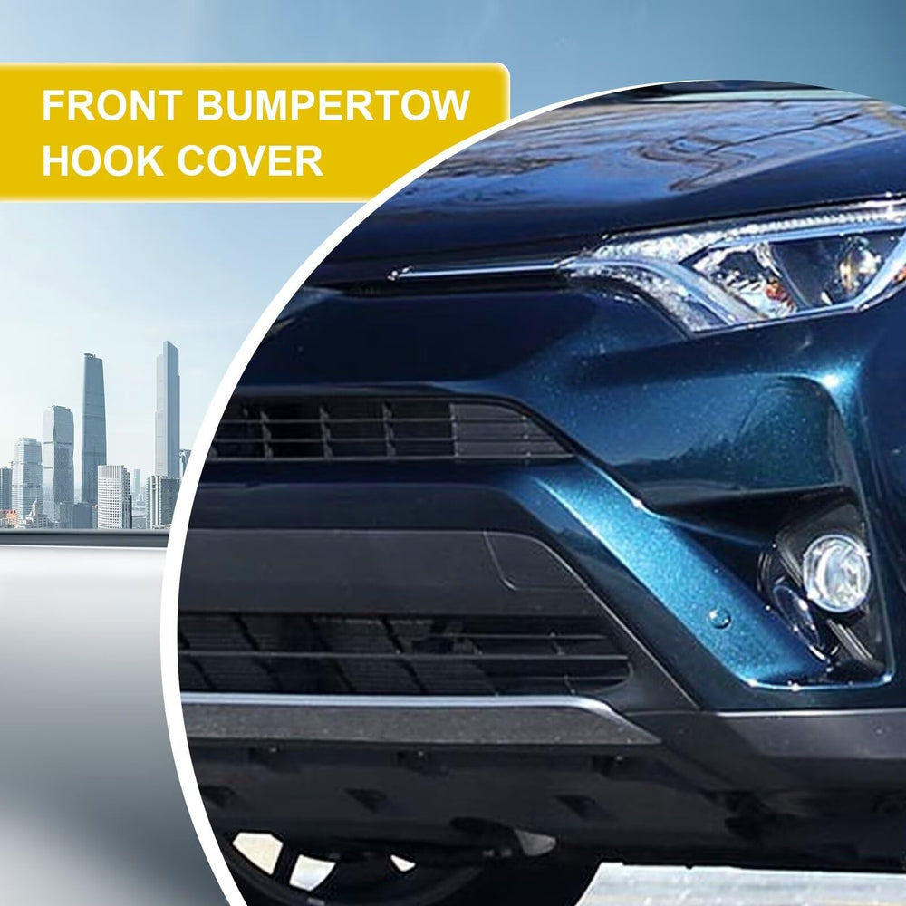 Goholy pair of tow hook covers provides complete front bumper upgrade.