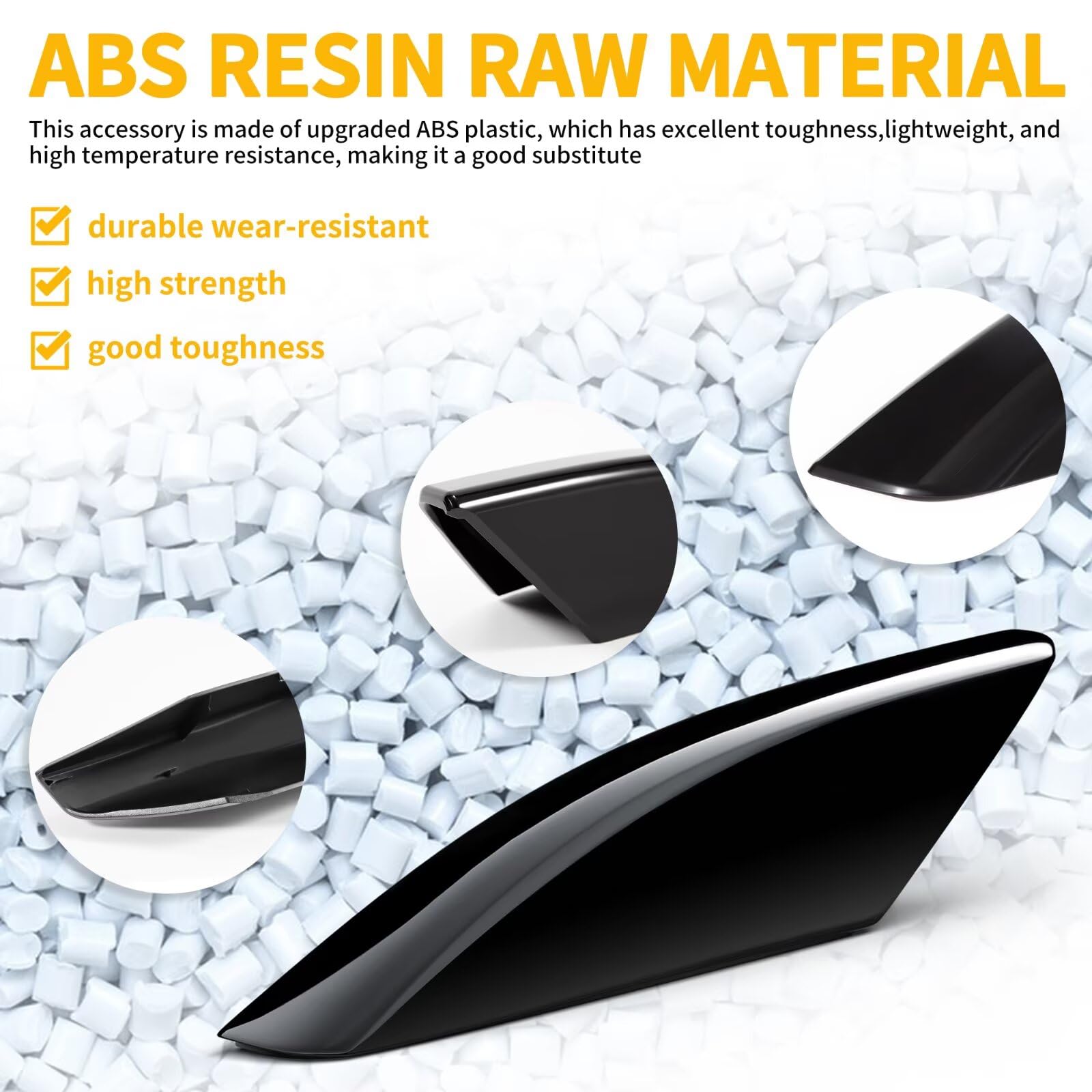 Goholy ABC plastic close-up highlights toughness and heat resistance