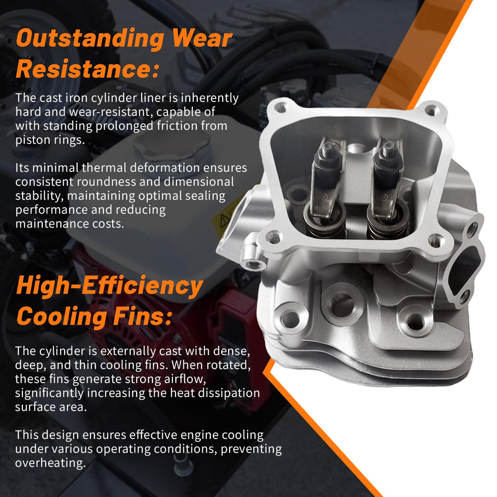 GOIRTUTSS valve and rocker assembly with parts kit for smoother engine operation.