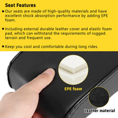 GOIRTUTSS mini bike seat mounting screws trio shown for secure installation.
