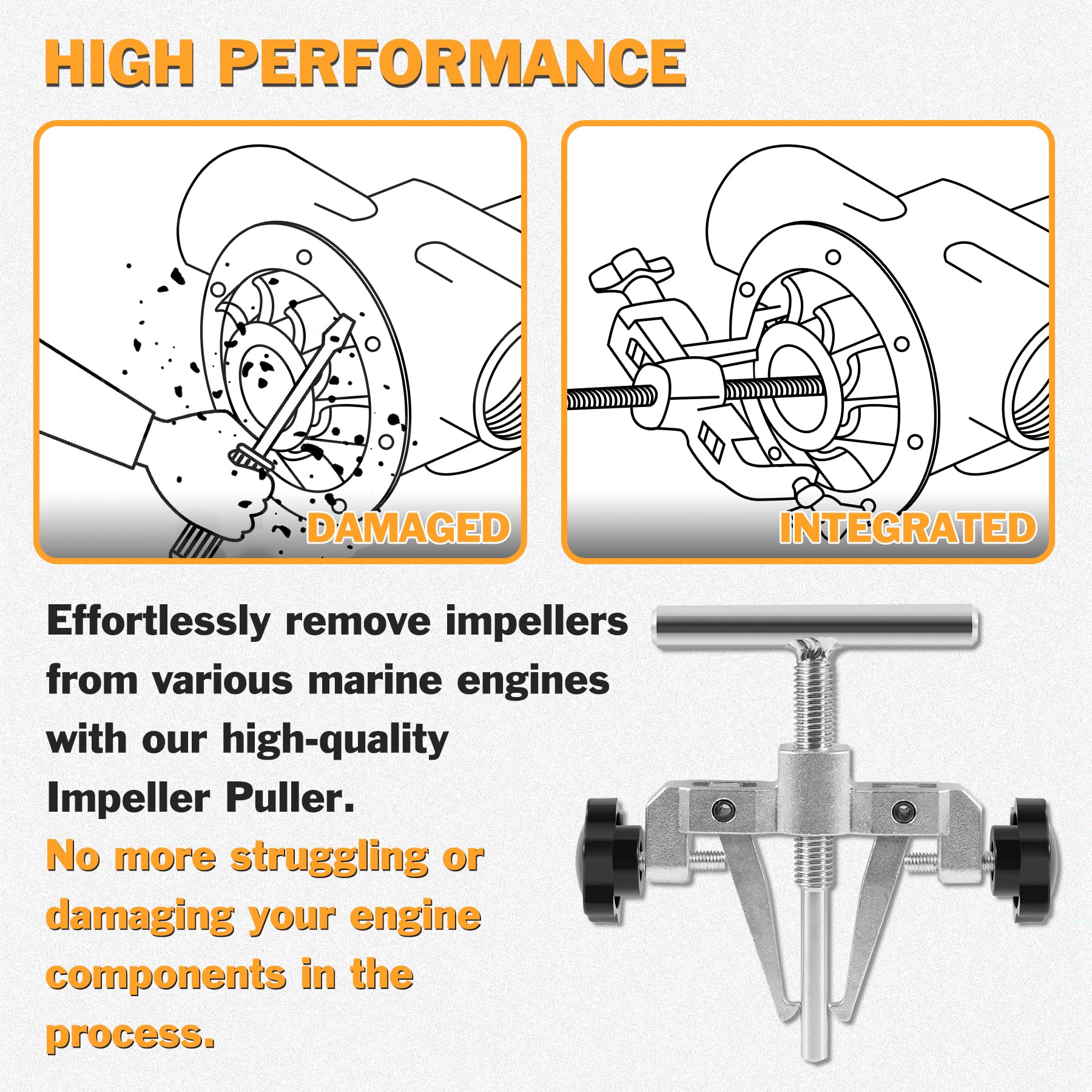 Gokeshfly design uses side handle and central screw for straightforward operation.