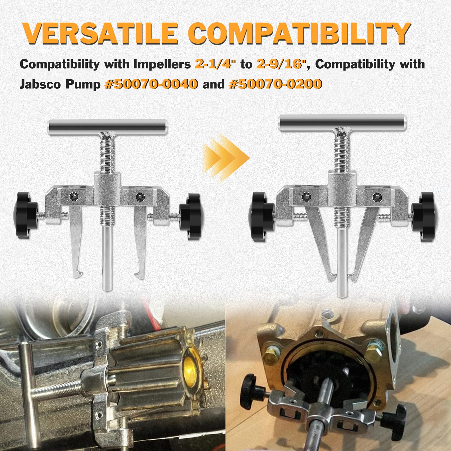 Gokeshfly puller compatible with Jabsco 50070-0040 for reliable service.