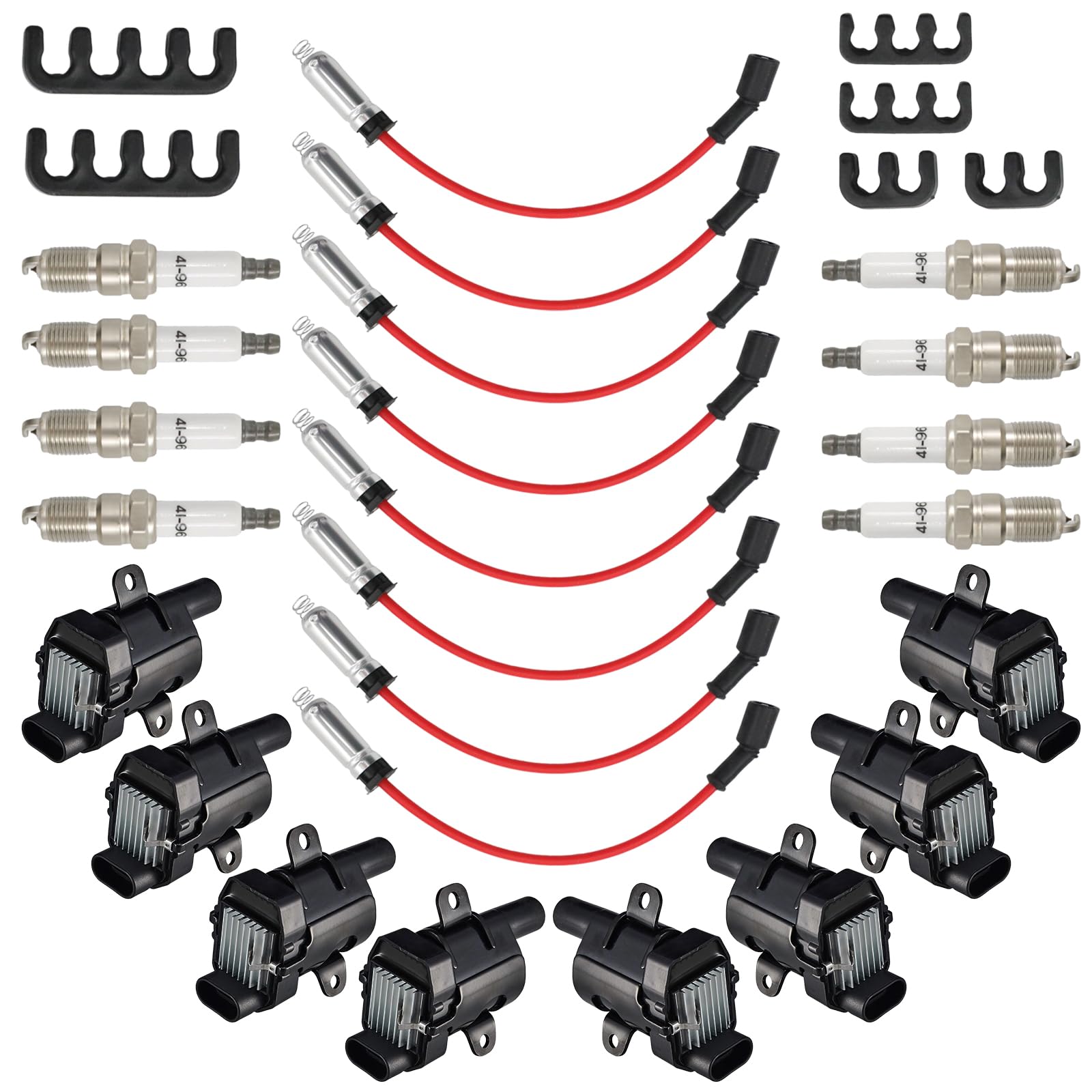 Gokluuk UF262 round ignition coils set for smoother starts and reliable performance.