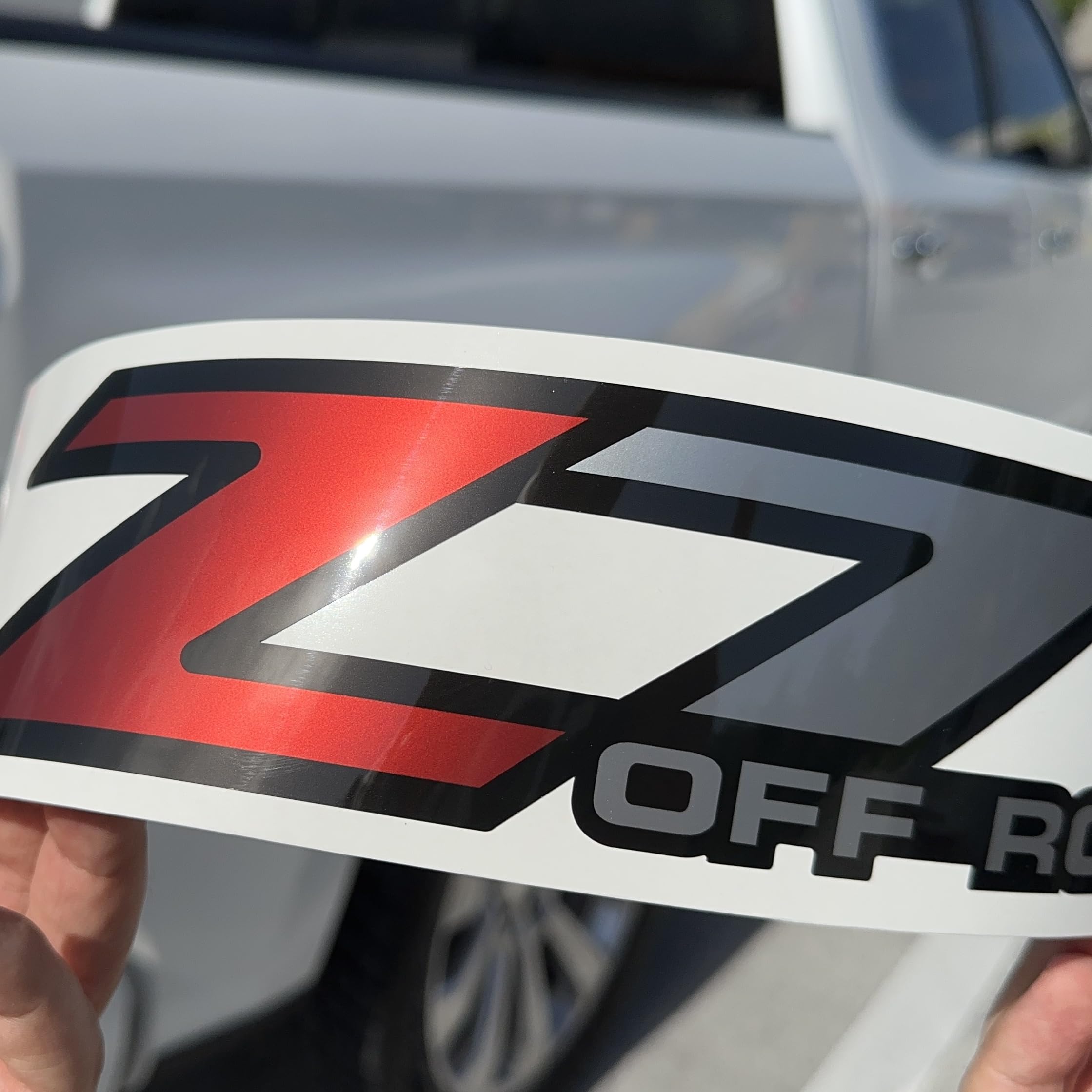 GOLD HOOK Z71 decals wet install illustration demonstrating precise alignment