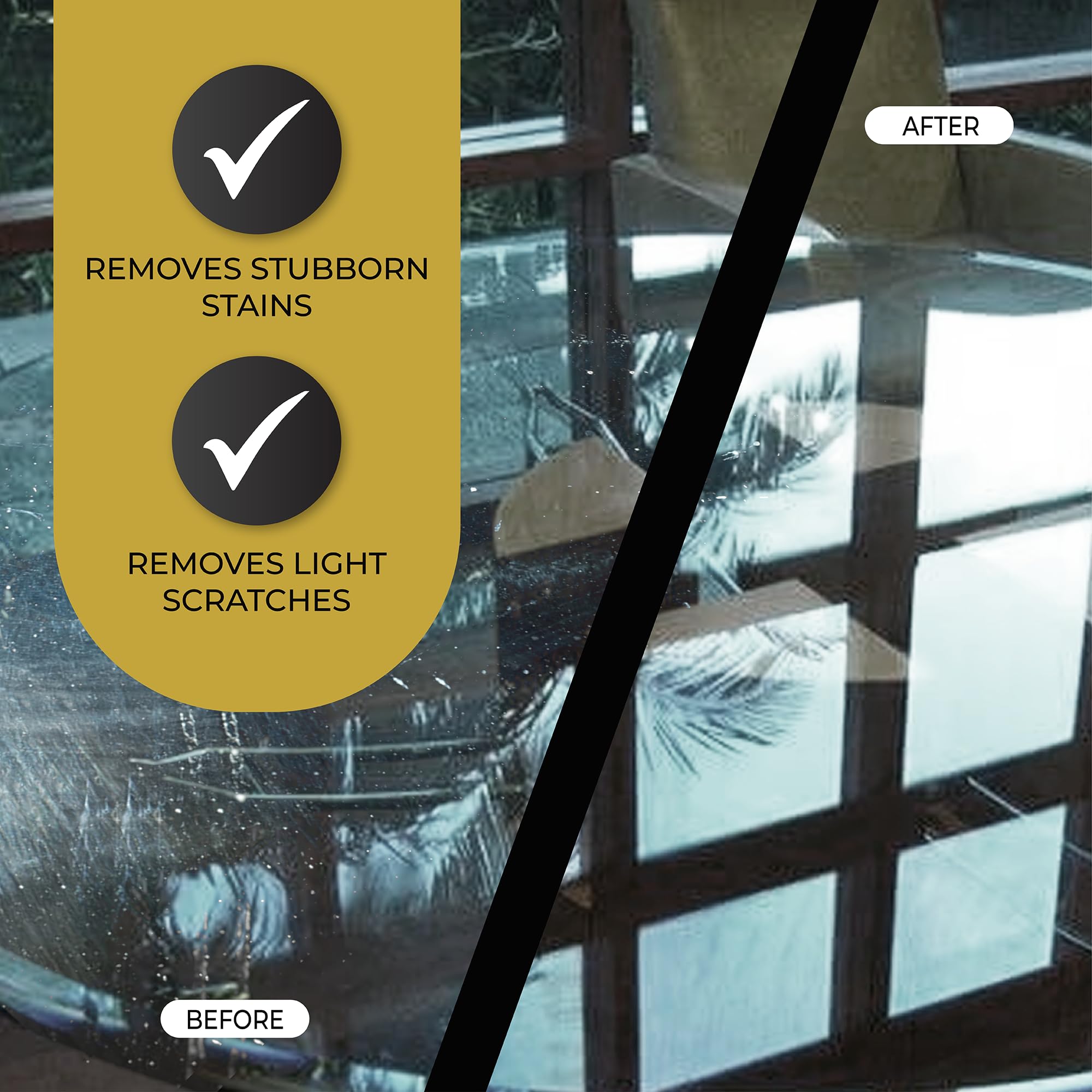 Gold Label Detailing removes light windscreen scratches with safe, controlled polishing.