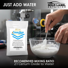 Gold Label Detailing glass scratch removal paste improves clarity