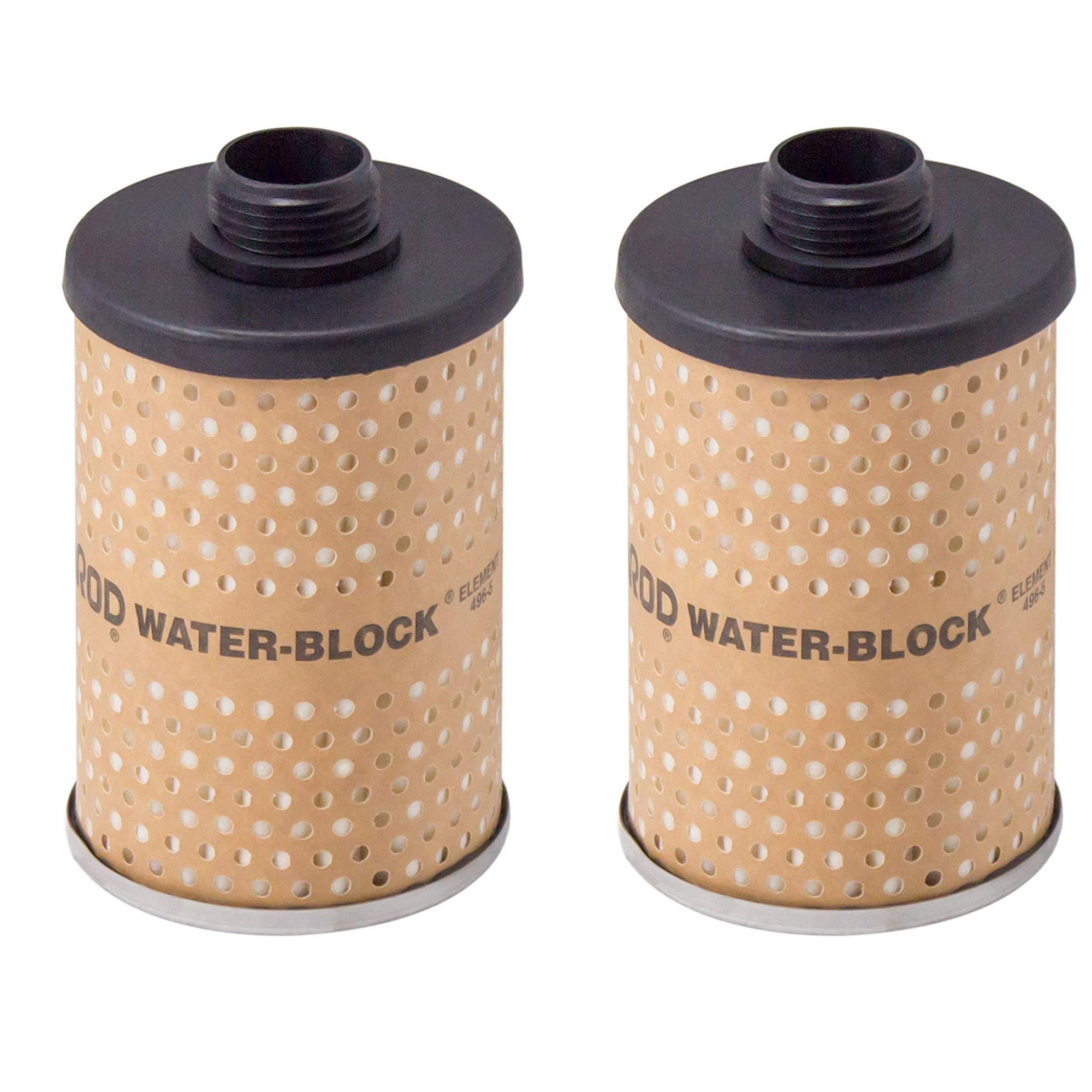 Goldenrod 496-5 water-block filter assembly in see-through bowl for moisture separation