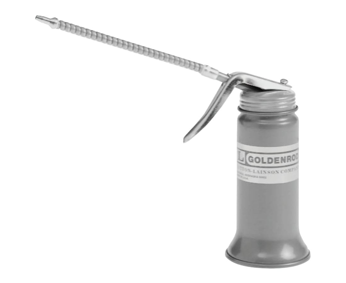 Goldenrod 56112 oiler with wide base provides stable, controlled oiling.