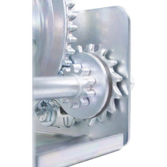 Goldenrod brake winch ergonomic 7-inch handle for comfortable operation.