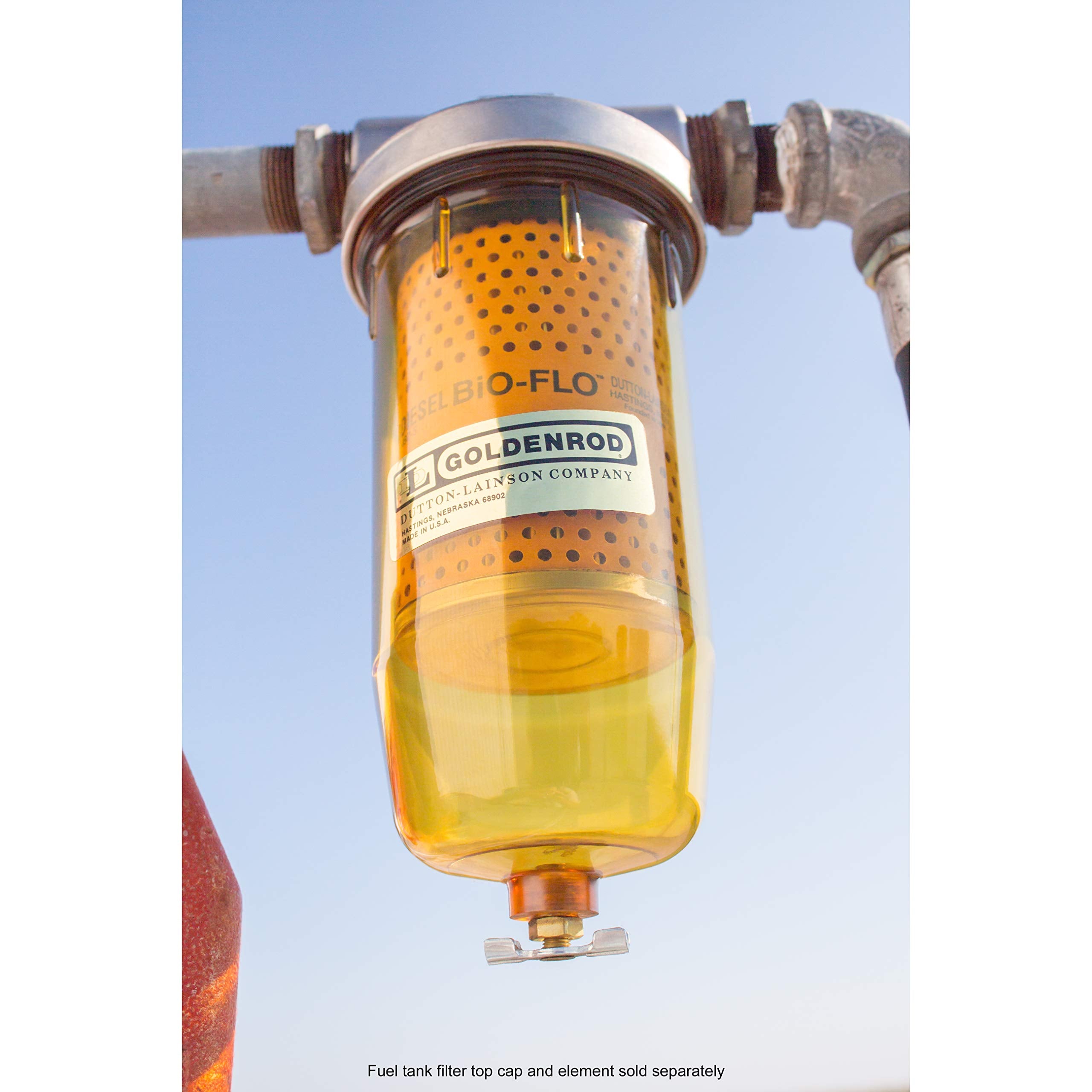 Goldenrod sediment drain valve enables quick, clean sediment removal