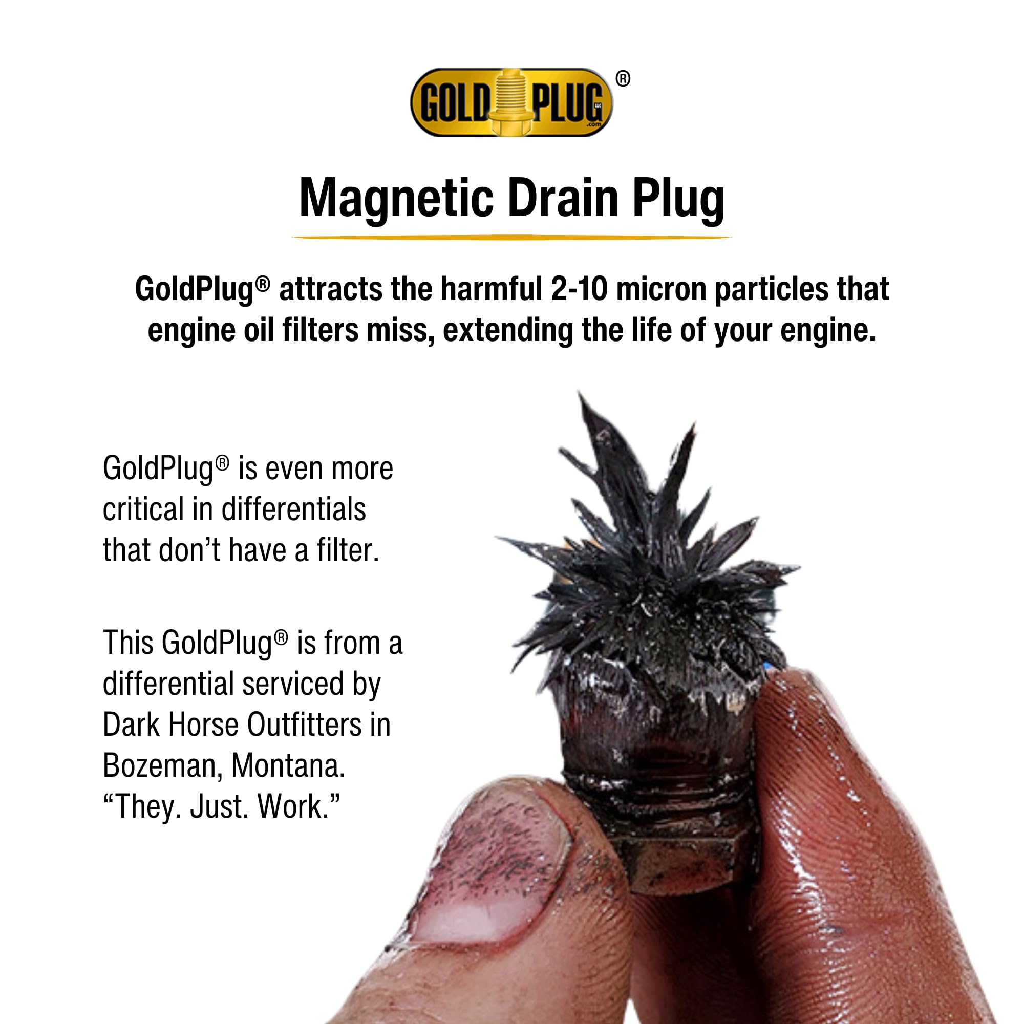 GoldPlug M12x1.25 drain plug with washer included SW03