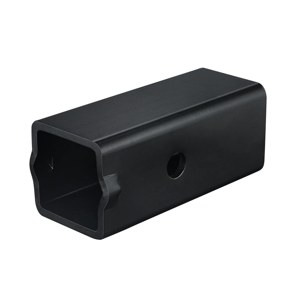 Goldy TrailerHitch adapter front view shows 2-1-2 to 2 inch conversion.