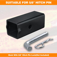 Goldy TrailerHitch lip-detail demonstrates secure sleeve positioning.