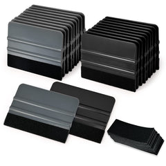 Gomake 20-pack vinyl squeegee with felt edge for smooth tint film applications