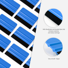 Gomake felt edge squeegee blue for gentle decal work