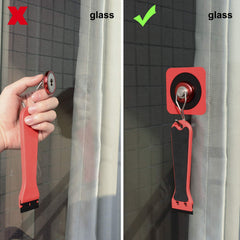 Gomake glass surface patch demonstrating strong hold on windows during installs.