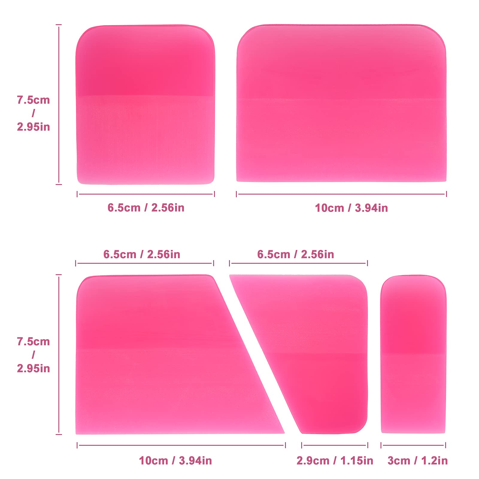 Gomake PPF Squeegee Kit home use for wallpaper and glass cleaning
