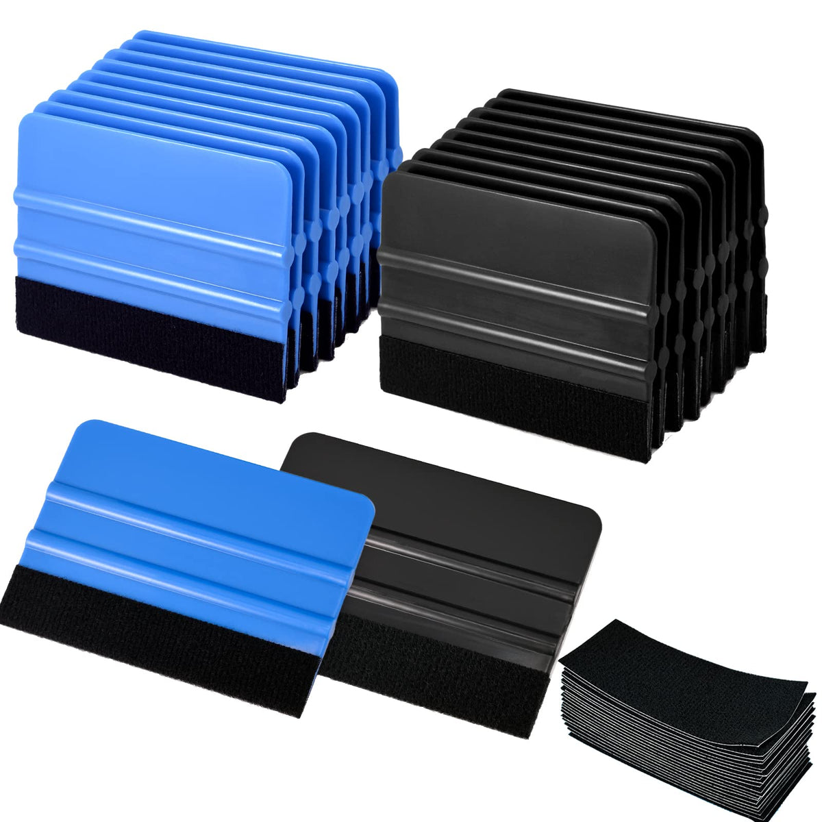 Gomake vinyl squeegee blue edge for smooth tint film application