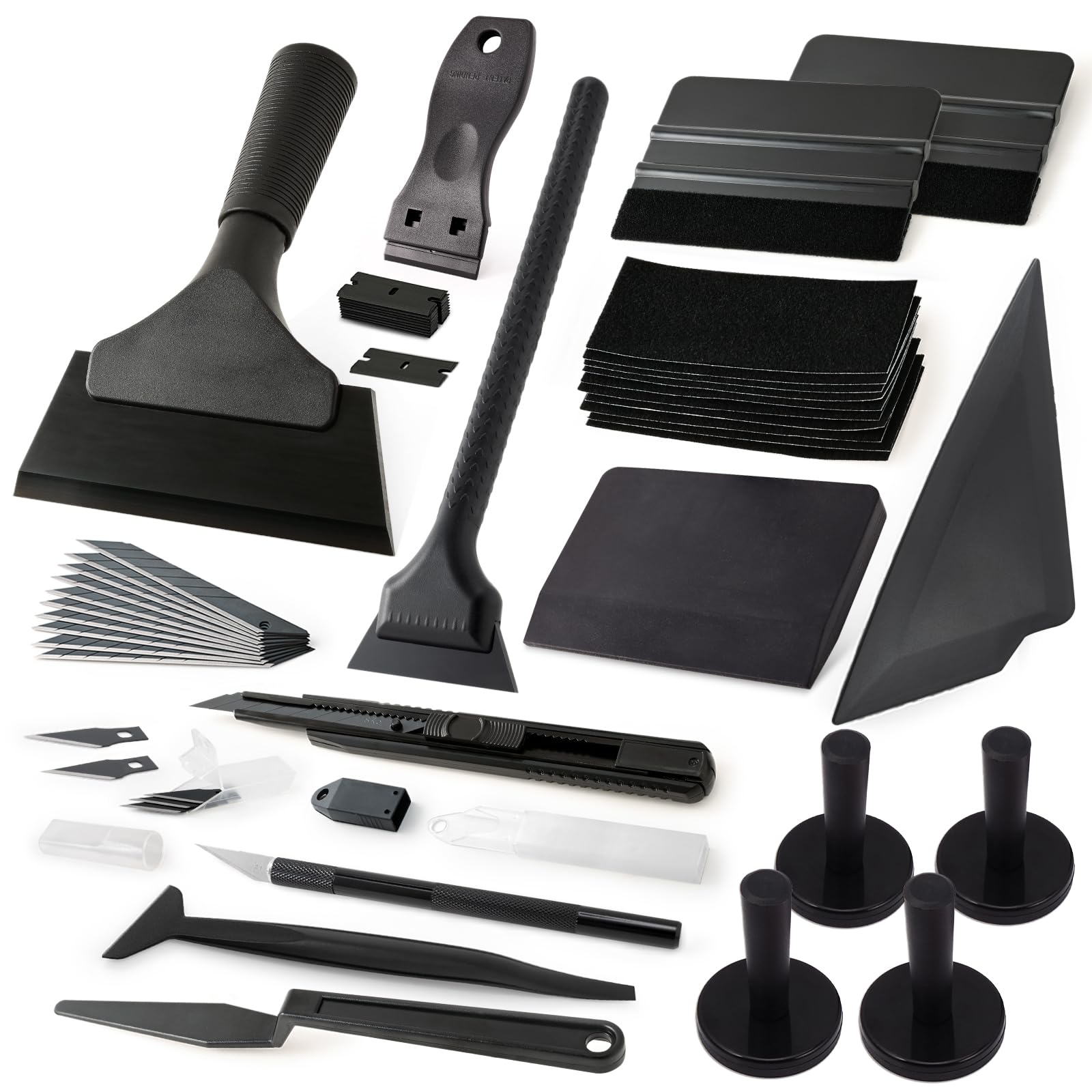 Gomake vinyl wrap magnet holders aid precise alignment during tint installation