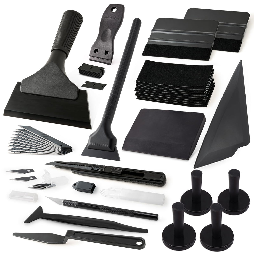 Gomake vinyl wrap magnet holders aid precise alignment during tint installation