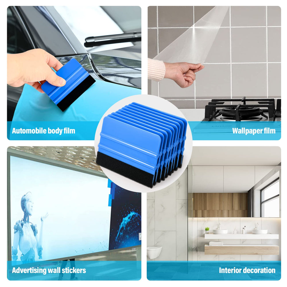 Gomake squeegee supports wet and dry application on multiple surfaces