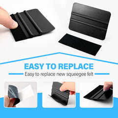 Gomake squeegee works in wet and dry conditions for vinyl decals