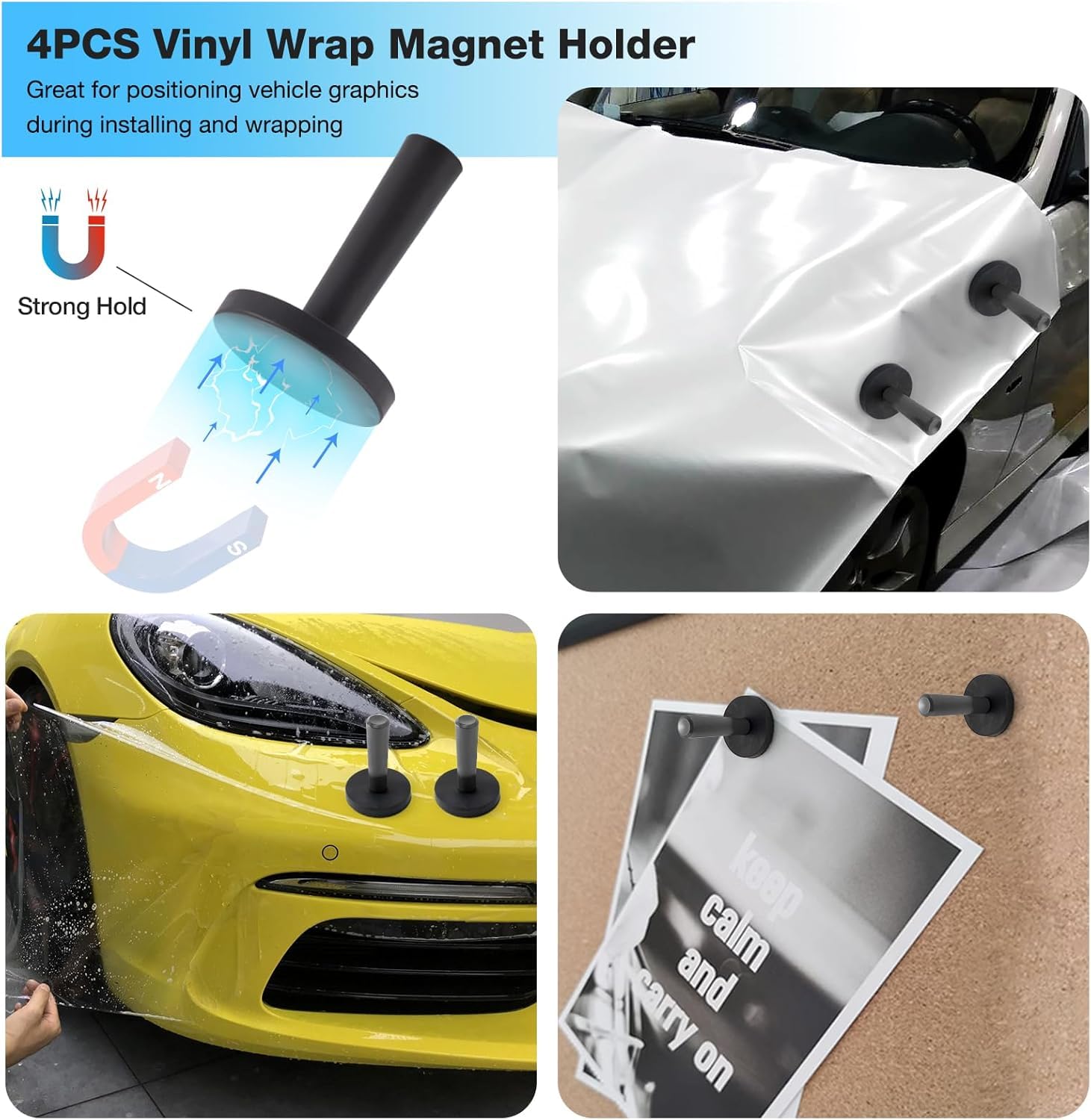 Gomake wrap stick squeegee for small and narrow spaces