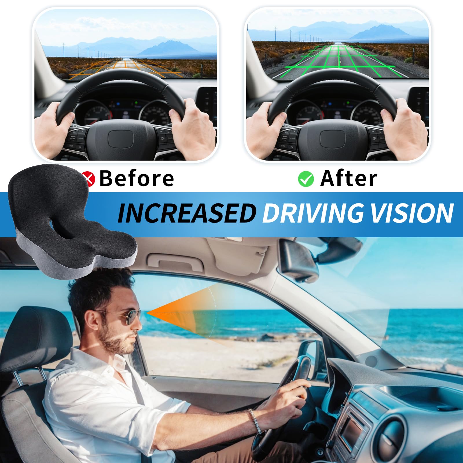 Gonexway damping-technology comfort minimizes road vibrations for smoother rides.