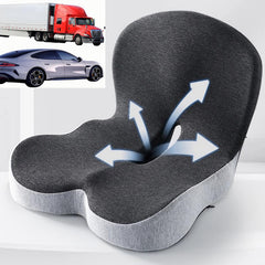 Gonexway memory foam truck seat cushion offers steady support during long hauls for better posture.