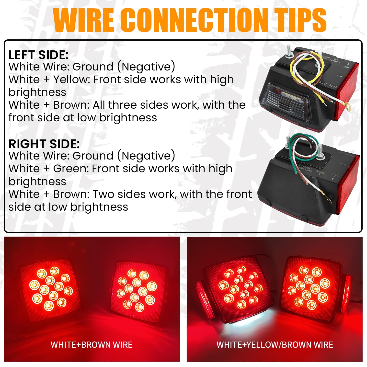 Gonice reflective strips included for enhanced roadside visibility