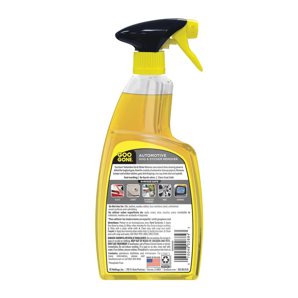 Goo Gone microfiber buffing towel provides a final wipe for showroom shine