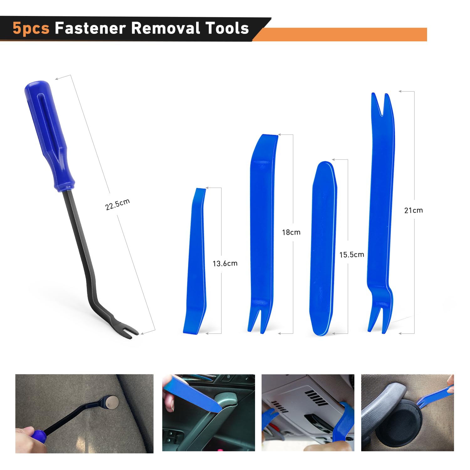 GOOACC fastener removal tools help cleanly detach panels without damage.