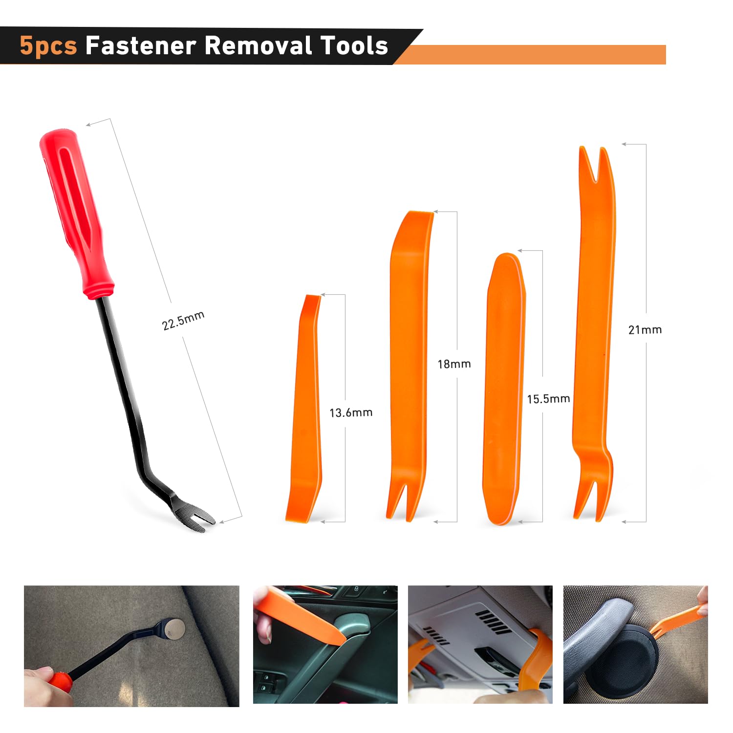 GOOACC 1115pcs nylon retainers provide durable clips for OEM installs