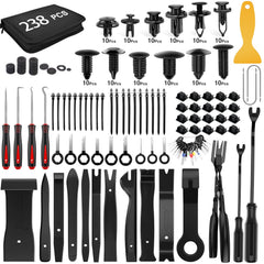 GOOACC 238Pcs trim removal kit contents for versatile car panel work.