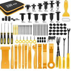 GOOACC 330Pcs trim removal kit with versatile tools for car panel upgrades