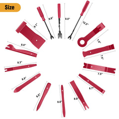 GOOACC car panel removal tools in red, ideal for door panels