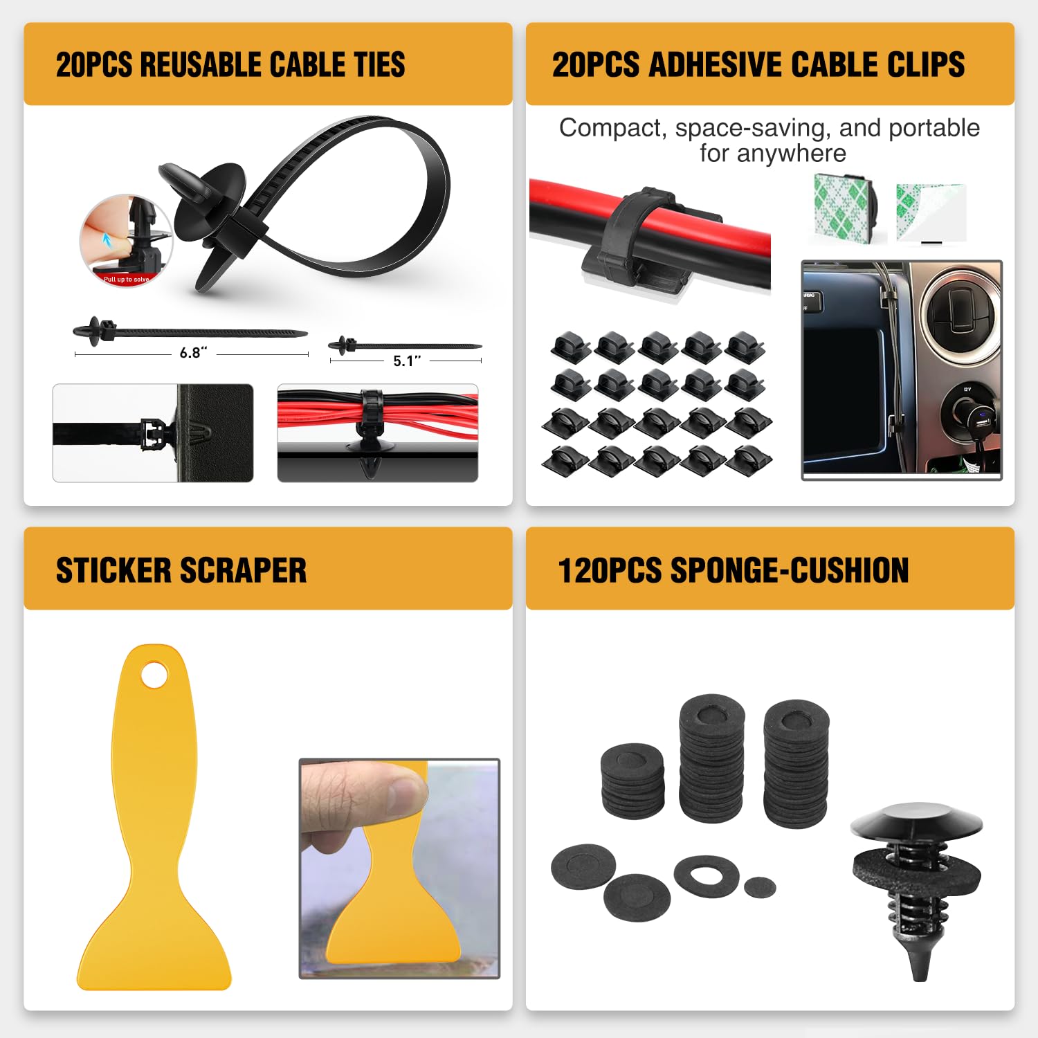 GOOACC car terminal removal tools kit.