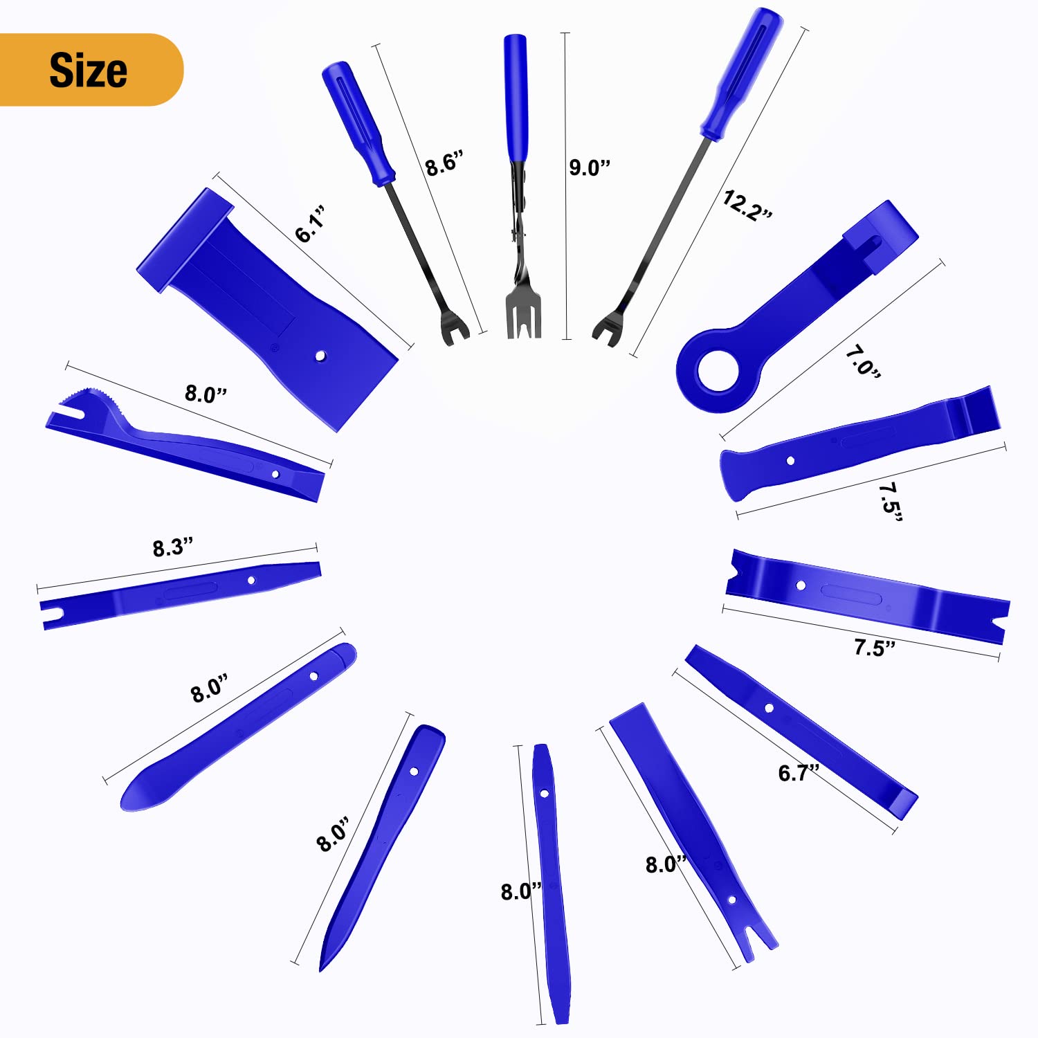 GOOACC door panel removal tools kit for safe interior work