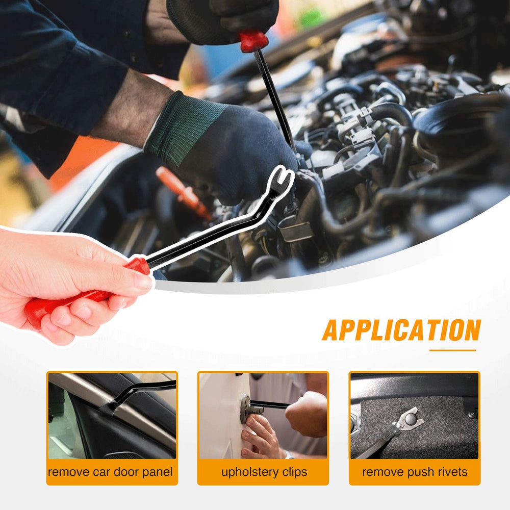 Easy access removal tools help detach panels without damage