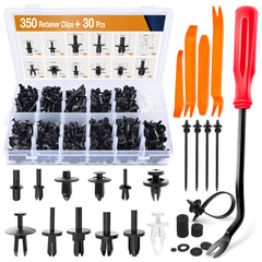 GOOACC GRC-97 universal clips kit for car interiors keeps fasteners organized.